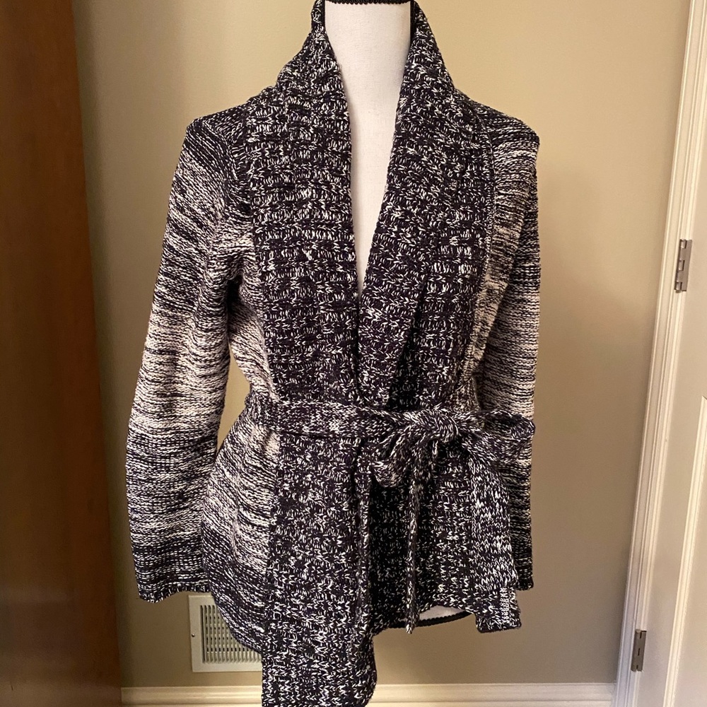 INC International Concepts Cardigan Sweater w/ Tie